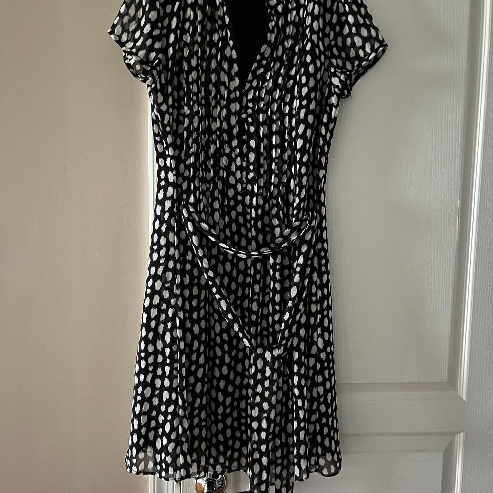 MSK White and black dress